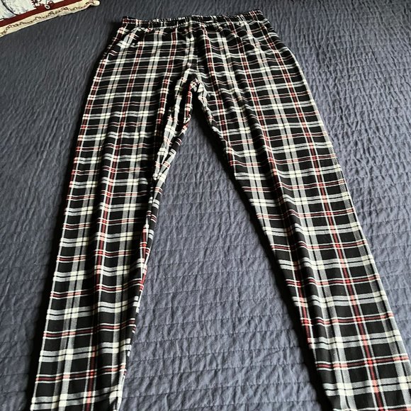 Source Unknown Pants - Womens Plaid Leggings - Size XL